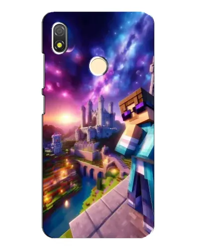 Чехол для TECNO POP 3 с картинкой «Стив и космос»