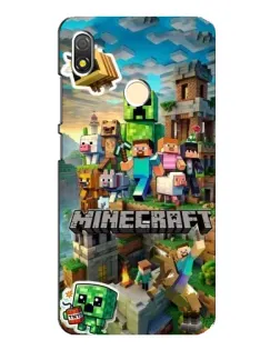 Чехол для TECNO POP 3 с картинкой «Замок Minecraft» Чехол для TECNO POP 3 с картинкой «Замок Minecraft»