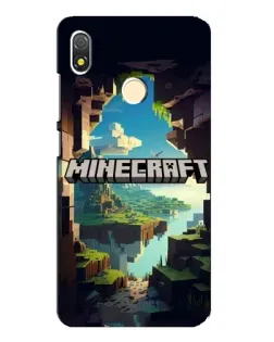 Чехол для TECNO POP 3 с картинкой «Пещера Майнкрафт» Чехол для TECNO POP 3 с картинкой «Пещера Майнкрафт»