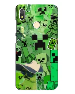 Чехол для TECNO POP 3 с картинкой «Криперы Minecraft» Чехол для TECNO POP 3 с картинкой «Криперы Minecraft»