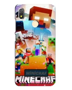 Чехол для TECNO POP 3 с картинкой «Minecraft герои игры» Чехол для TECNO POP 3 с картинкой «Minecraft герои игры»