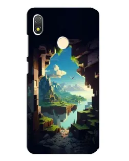 Чехол для TECNO POP 3 с картинкой «Вид из пещеры»