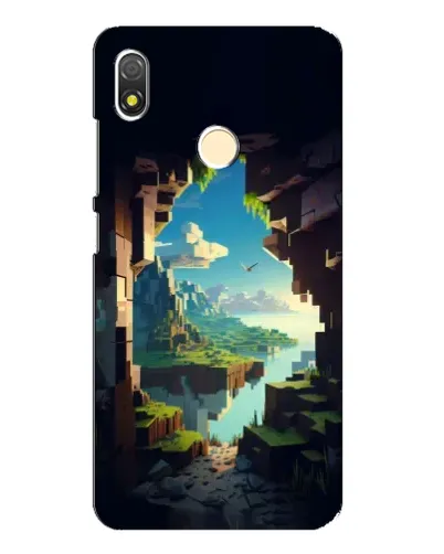 Чехол для TECNO POP 3 с картинкой «Вид из пещеры»