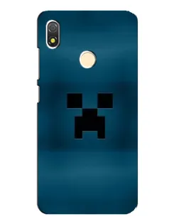 Чехол для TECNO POP 3 с картинкой «Крипер текстура»