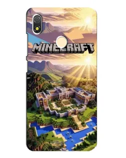 Чехол для TECNO POP 3 с картинкой «Minecraft панорама»