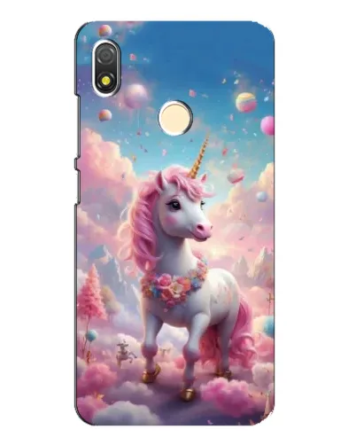 Чехол для TECNO POP 3 с картинкой «Единорог среди облаков»