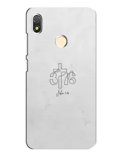 Чехол для TECNO POP 3 с картинкой «Иоанна 3:16 Крест»