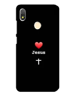 Чехол для TECNO POP 3 с картинкой «Сердце - Jesus»