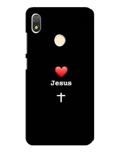 Чехол для TECNO POP 3 с картинкой «Сердце - Jesus»