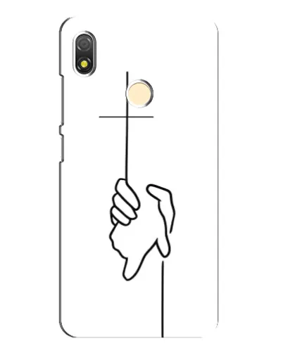 Чехол для TECNO POP 3 с картинкой «Рука держит»