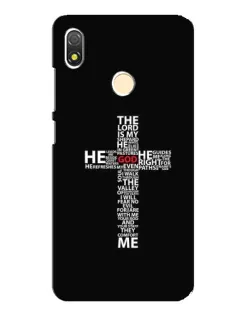 Чохол для TECNO POP 3 з картинкою «Текстовий хрест»