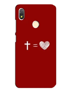 Чохол для TECNO POP 3 з картинкою «Рівняння любові»