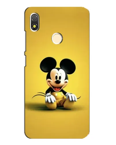 Чехол для TECNO POP 3 с картинкой «Микки на желтом»