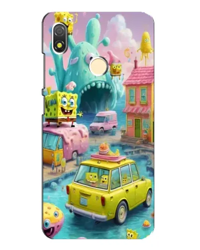 Чехол для TECNO POP 3 с картинкой «Монстр-трак приключения»