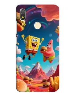 Чехол для TECNO POP 3 с картинкой «Космический фастфуд»
