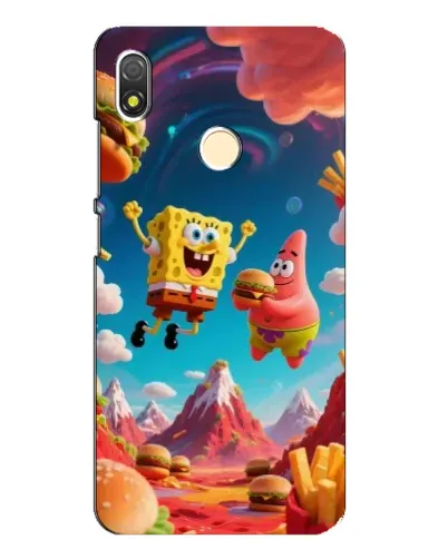 Чехол для TECNO POP 3 с картинкой «Космический фастфуд»