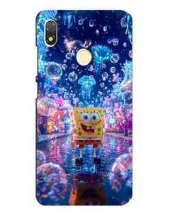 Чехол для TECNO POP 3 с картинкой «Неоновый океан»