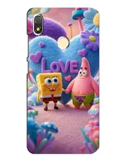 Чехол для TECNO POP 3 с картинкой «Губка Боб Патрик»