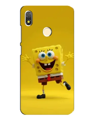 Чехол для TECNO POP 3 с картинкой «Позитивный Губка Боб»