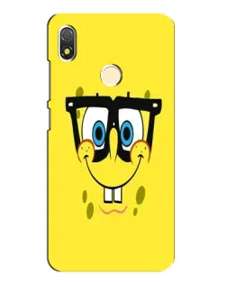 Чохол для TECNO POP 3 з картинкою «Мінімалістичний Спанч Боб»