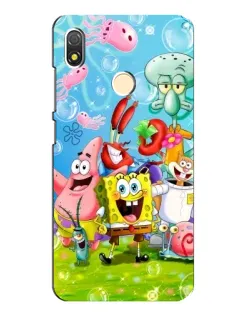 Чохол для TECNO POP 3 з картинкою «Губка Боб та друзі»