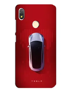 Чехол для TECNO POP 3 с картинкой «Tesla Top View»