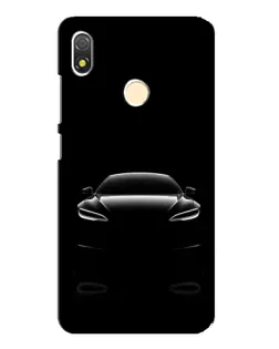 Чехол для TECNO POP 3 с картинкой «Силуэт Tesla Night»