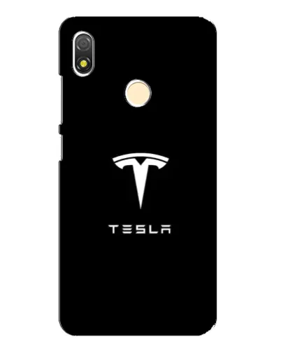 Чехол для TECNO POP 3 с картинкой «Tesla White Logo» Чехол для TECNO POP 3 с картинкой «Tesla White Logo»
