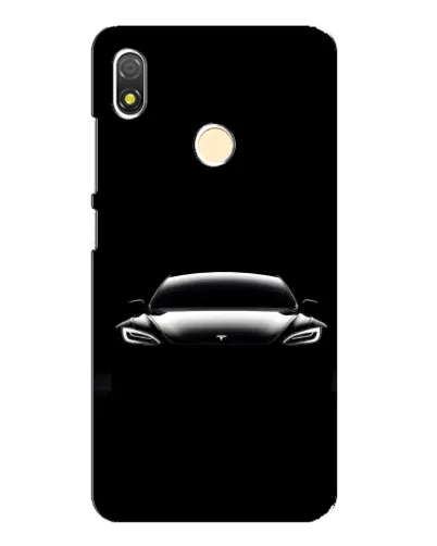 Чехол для TECNO POP 3 с картинкой «Фары Tesla Night» Чехол для TECNO POP 3 с картинкой «Фары Tesla Night»