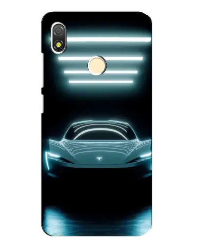 Чехол для TECNO POP 3 с картинкой «Tesla в неоне» Чехол для TECNO POP 3 с картинкой «Tesla в неоне»