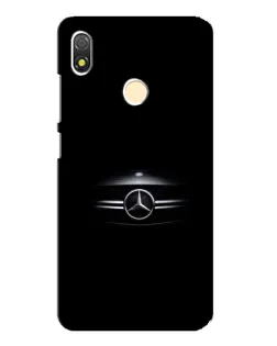 Чехол для TECNO POP 3 с картинкой «Mercedes — абстрактные линии»