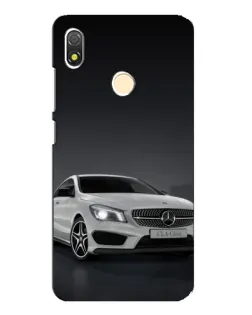 Чехол для TECNO POP 3 с картинкой «Mercedes AMG GT Silver»