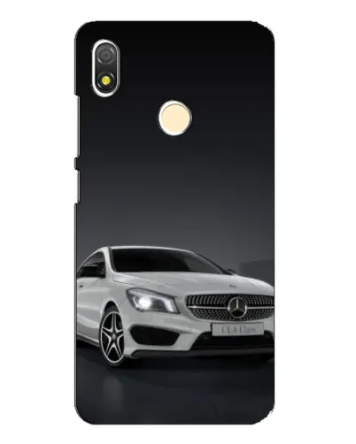 Чехол для TECNO POP 3 с картинкой «Mercedes AMG GT Silver»