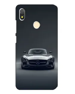 Чехол для TECNO POP 3 с картинкой «Mercedes на черном»
