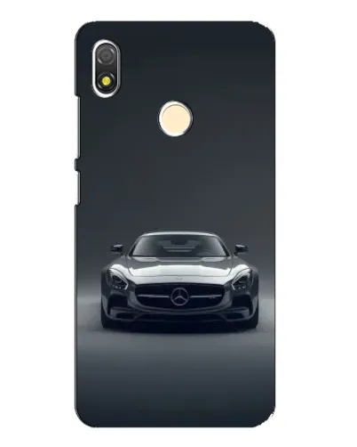 Чехол для TECNO POP 3 с картинкой «Mercedes на черном»