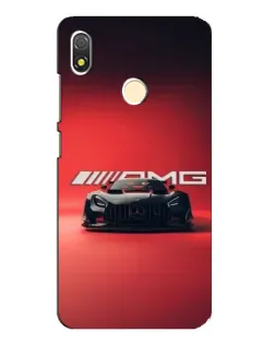 Чехол для TECNO POP 3 с картинкой «Mercedes AMG — красная линия»