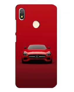 Чехол для TECNO POP 3 с картинкой «Красный Mercedes AMG»