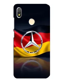 Чехол для TECNO POP 3 с картинкой «Mercedes — флаг Германии»