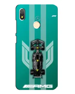 Чехол для TECNO POP 3 с картинкой «Mercedes AMG Petronas»