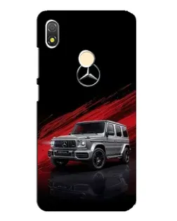 Чехол для TECNO POP 3 с картинкой «Mercedes G-Class красный»