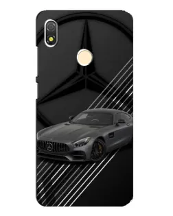 Чехол для TECNO POP 3 с картинкой «Mercedes AMG — графика»