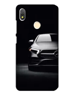 Чехол для TECNO POP 3 с картинкой «Свет фар Mercedes»