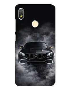 Чехол для TECNO POP 3 с картинкой «Mercedes в дыму»