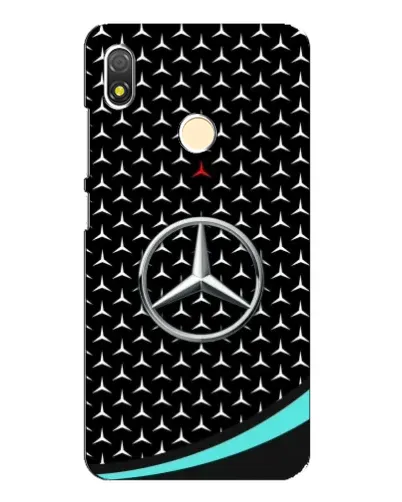 Чехол для TECNO POP 3 с картинкой «Mercedes — бирюзовый акцент»