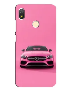 Чехол для TECNO POP 3 с картинкой «Розовый Mercedes AMG»