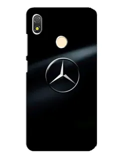 Чехол для TECNO POP 3 с картинкой «Mercedes на металле»