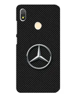 Чехол для TECNO POP 3 с картинкой «Карбоновый Mercedes стиль»