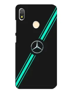 Чехол для TECNO POP 3 с картинкой «Спортивные линии Mercedes»