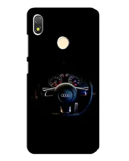 Чехол для TECNO POP 3 с картинкой «Салон Audi — руль» Чехол для TECNO POP 3 с картинкой «Салон Audi — руль»