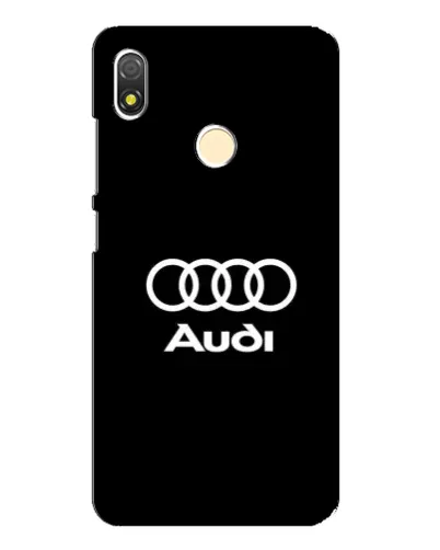 Чехол для TECNO POP 3 с картинкой «Классическое лого Audi»